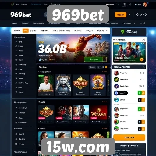 Análise da interface do usuário no site 969bet